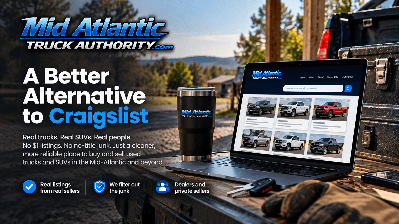 MATA truck and SUV marketplace representing an alternative to Craigslist for vehicle shoppers